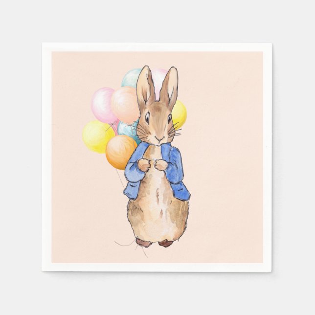 Peter the Rabbit  Napkin (Front)