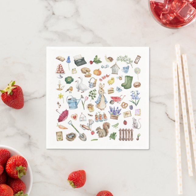 Peter the Rabbit Paper Napkin (Insitu)