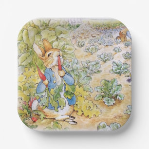 Peter the Rabbit  Paper Plate