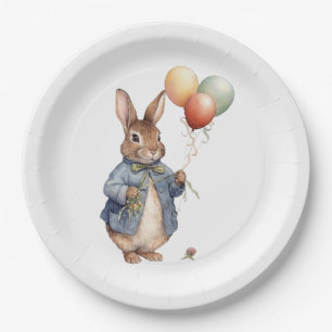 Peter the rabbit  paper plate