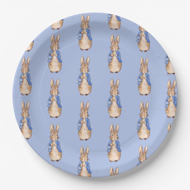 Peter the rabbit paper plate (Front)
