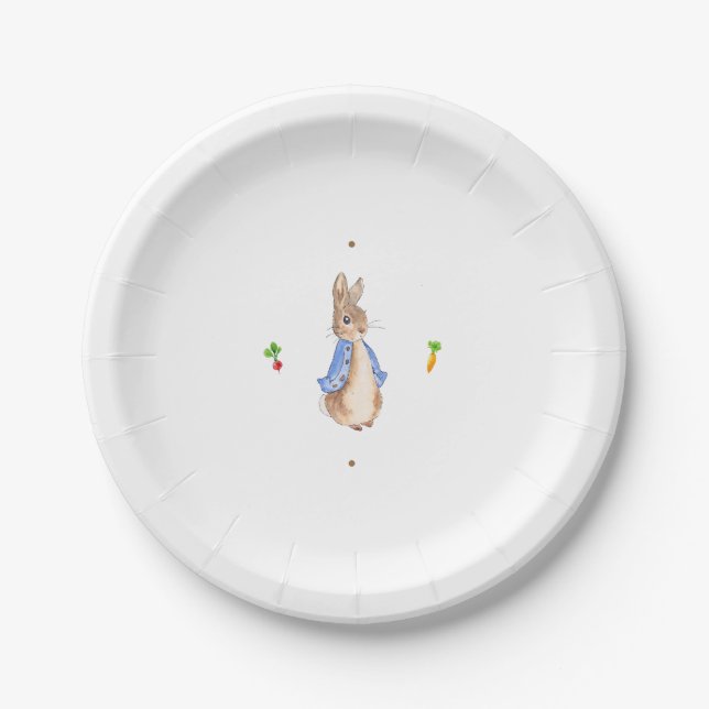 Peter the Rabbit Paper Plate (Front)