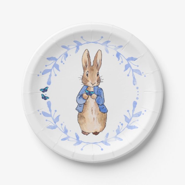 Peter the Rabbit Paper Plate (Front)