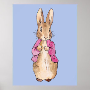 Peter the Rabbit Pink jacket     Poster