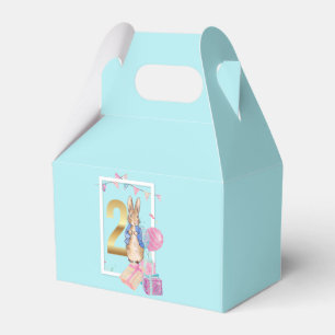 Peter the Rabbit Second Birthday Favor Box