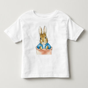 Peter the Rabbit Sitting in a Pot Toddler T-shirt