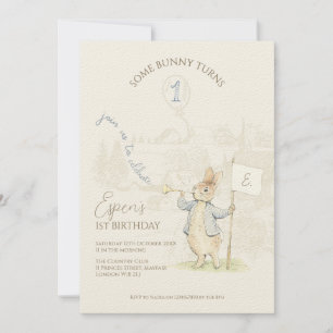Peter the Rabbit Some Bunny 1st Birthday Invitation