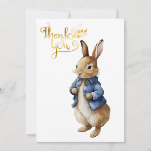 Peter the rabbit Thank you Card