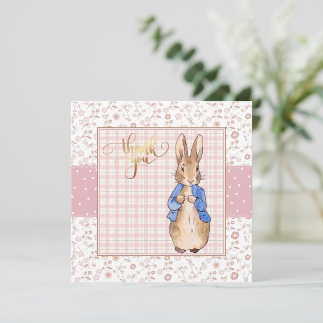 Peter the Rabbit Thank you Invitation (Creator Uploaded)