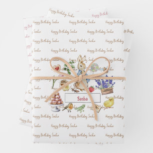 Peter the Rabbit Wrapping Paper Sheet