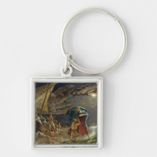 Peter Walks on Water, 1806 Keychain