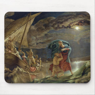 Peter Walks on Water, 1806 Mouse Pad