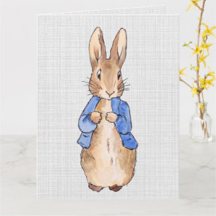 Peter with a Gray Linen background Card