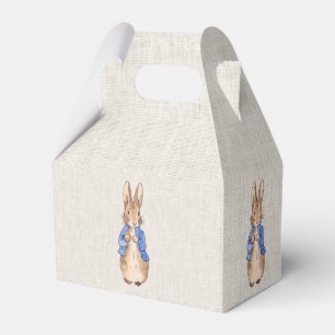 Peter with Beige Linen Background Favor Box