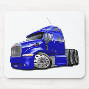 Peterbilt Blue Truck Mouse Pad