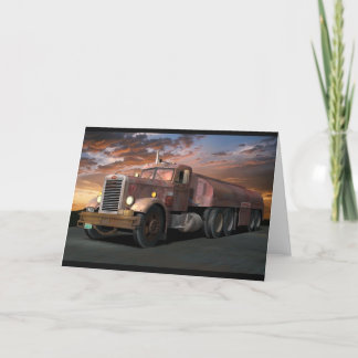 Peterbilt "Duel Truck" Greeting Card