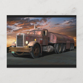 Peterbilt "Duel Truck" Postcard