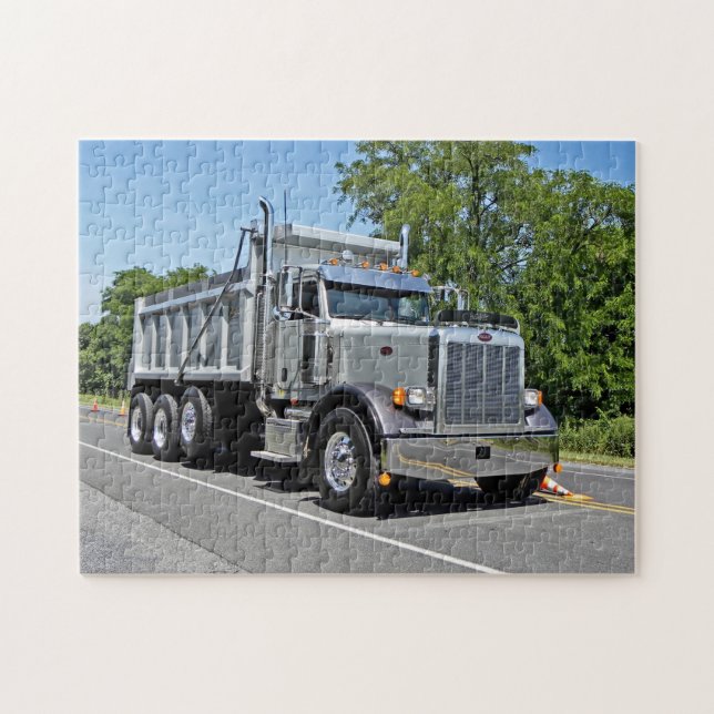 Peterbilt Dump Truck Puzzle (Horizontal)