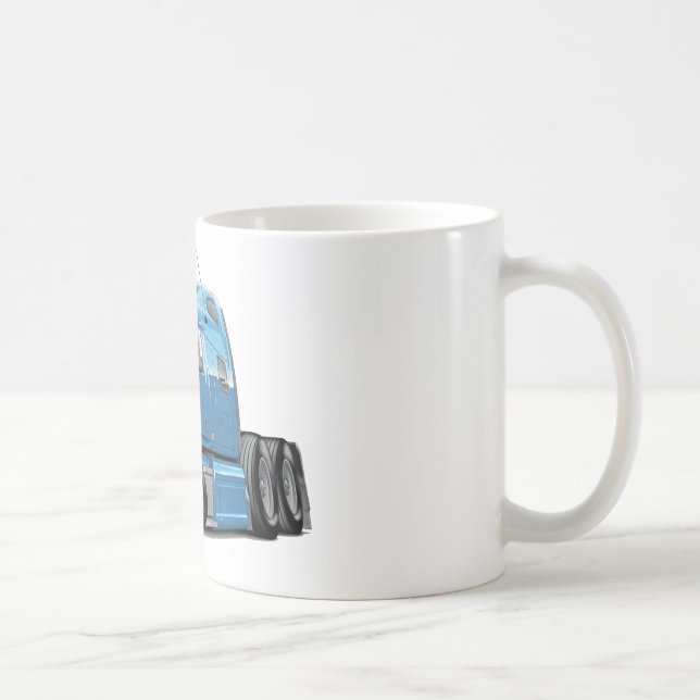 Peterbilt Lt Blue Truck Coffee Mug (Right)