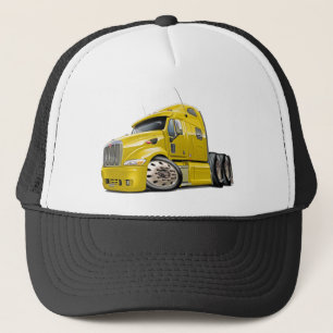 Peterbilt Yellow Truck Trucker Hat