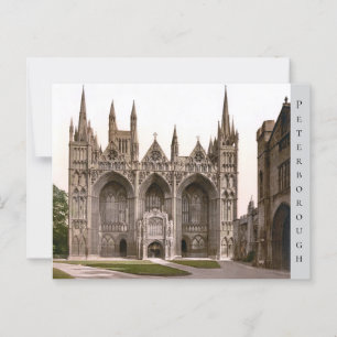 Peterborough Cathedral, England (c. 1900) Postcard
