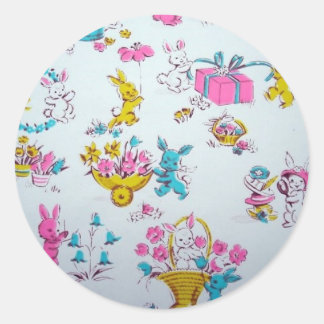 PeterEaster  Bunny Rabbit Classic Round Sticker
