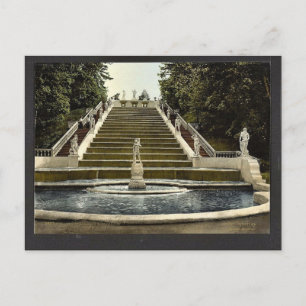 Peterhof golden stair, St. Petersburg, Russia clas Postcard