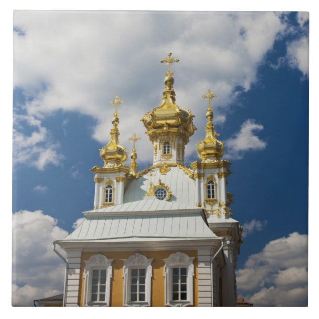 Peterhof, Grand Palace, chapel wing Tile (Front)