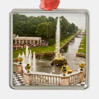 Peterhof Palace and Gardens St. Petersburg Russia Metal Ornament