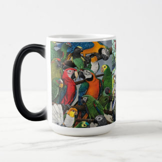 "Peter's Parrots" Magic Mug