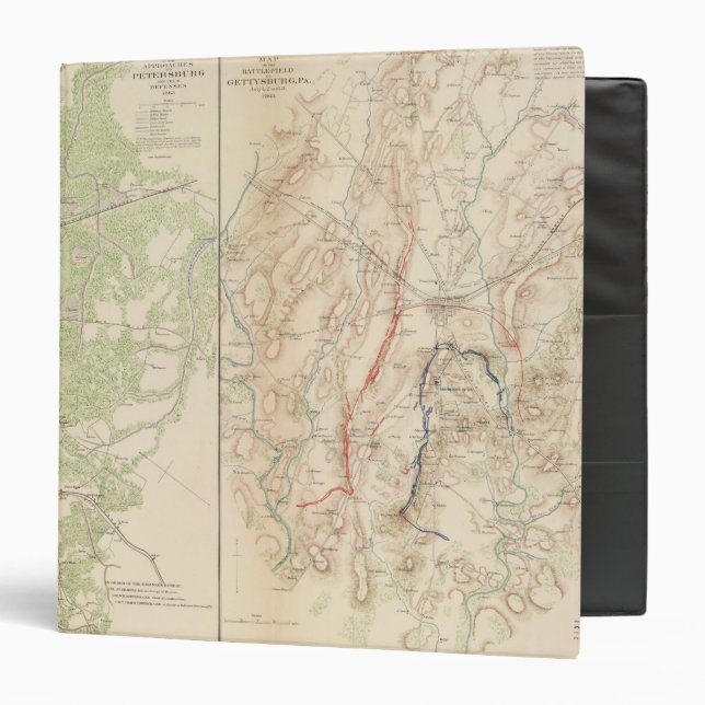 Petersburg, Gettysburg Binder (Front/Inside)