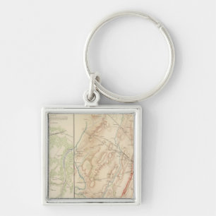 Petersburg, Gettysburg Keychain