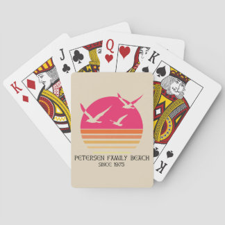 Petersen Family Beach Playing Cards
