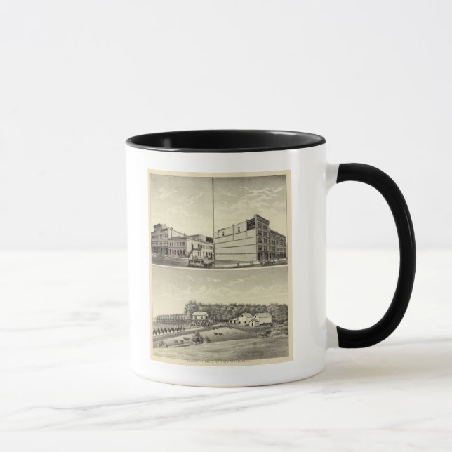 Petersen residence, Dewey, and Stone, Nebraska Mug (Right)