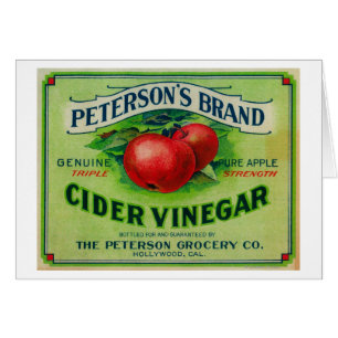 Peterson's Cider Vinegar Label