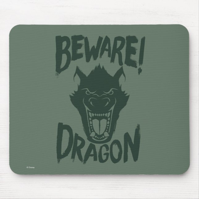 Pete's Dragon | Beware! Dragon Mouse Pad (Front)