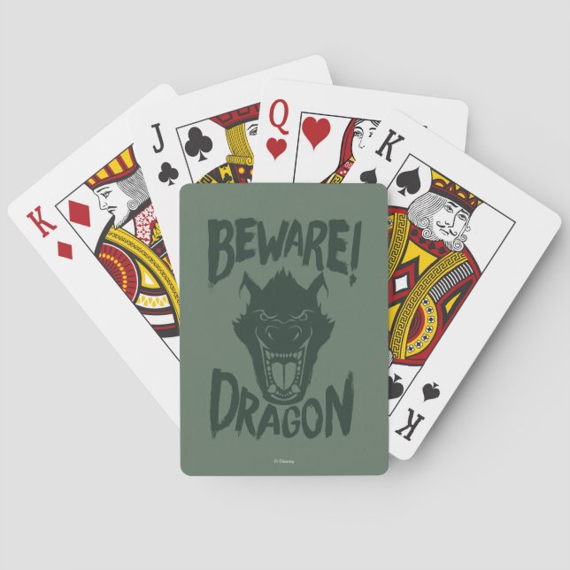 Pete's Dragon | Beware! Dragon Playing Cards (Back)