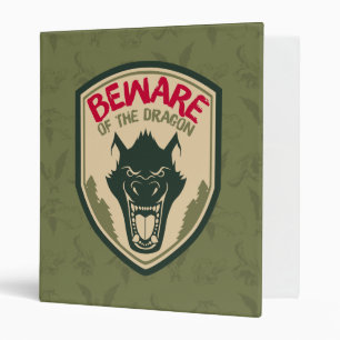 Pete's Dragon   Beware of the Dragon Badge Binder