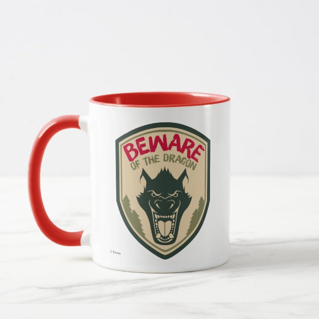 Pete's Dragon | Beware of the Dragon Badge Mug (Left)