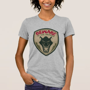 Pete's Dragon   Beware of the Dragon Badge T-Shirt