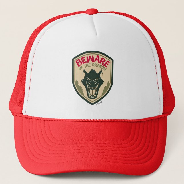Pete's Dragon | Beware of the Dragon Badge Trucker Hat (Front)
