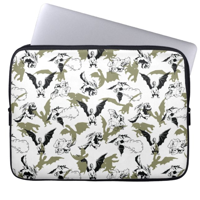 Pete's Dragon | Dragon Pattern Laptop Sleeve (Front)