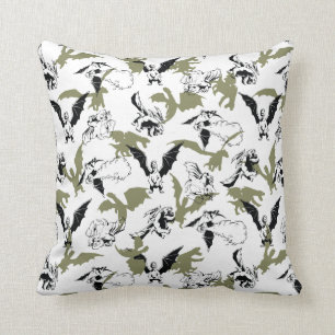 Pete's Dragon Dragon Pattern Throw Pillow