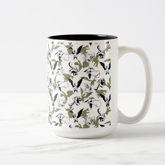 Pete's Dragon | Dragon Pattern Two-Tone Coffee Mug (Right)