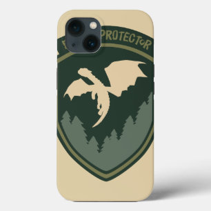 Pete's Dragon Forest Protector Badge iPhone 13 Case