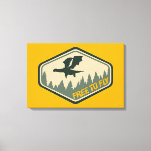 Pete's Dragon   Free to Fly Canvas Print