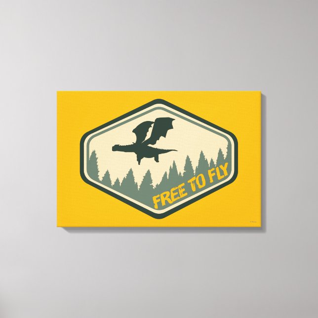 Pete's Dragon | Free to Fly Canvas Print (Front)