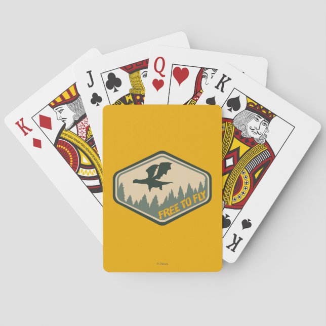Pete's Dragon | Free to Fly Playing Cards (Back)