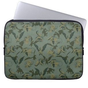 Pete's Dragon   Green Dragon Pattern Laptop Sleeve
