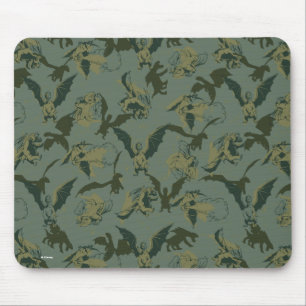 Pete's Dragon Green Dragon Pattern Mouse Pad